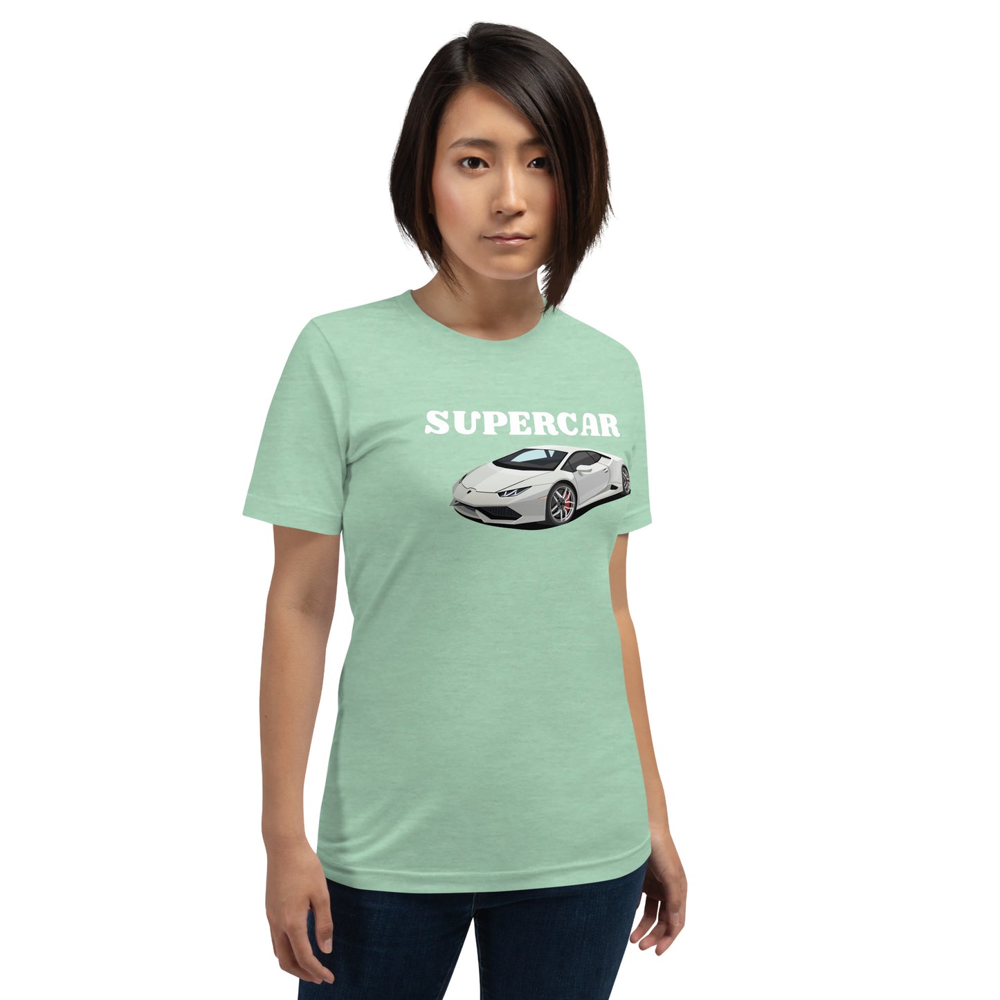SUPERCAR HURACAN TEE - MINT GREEN