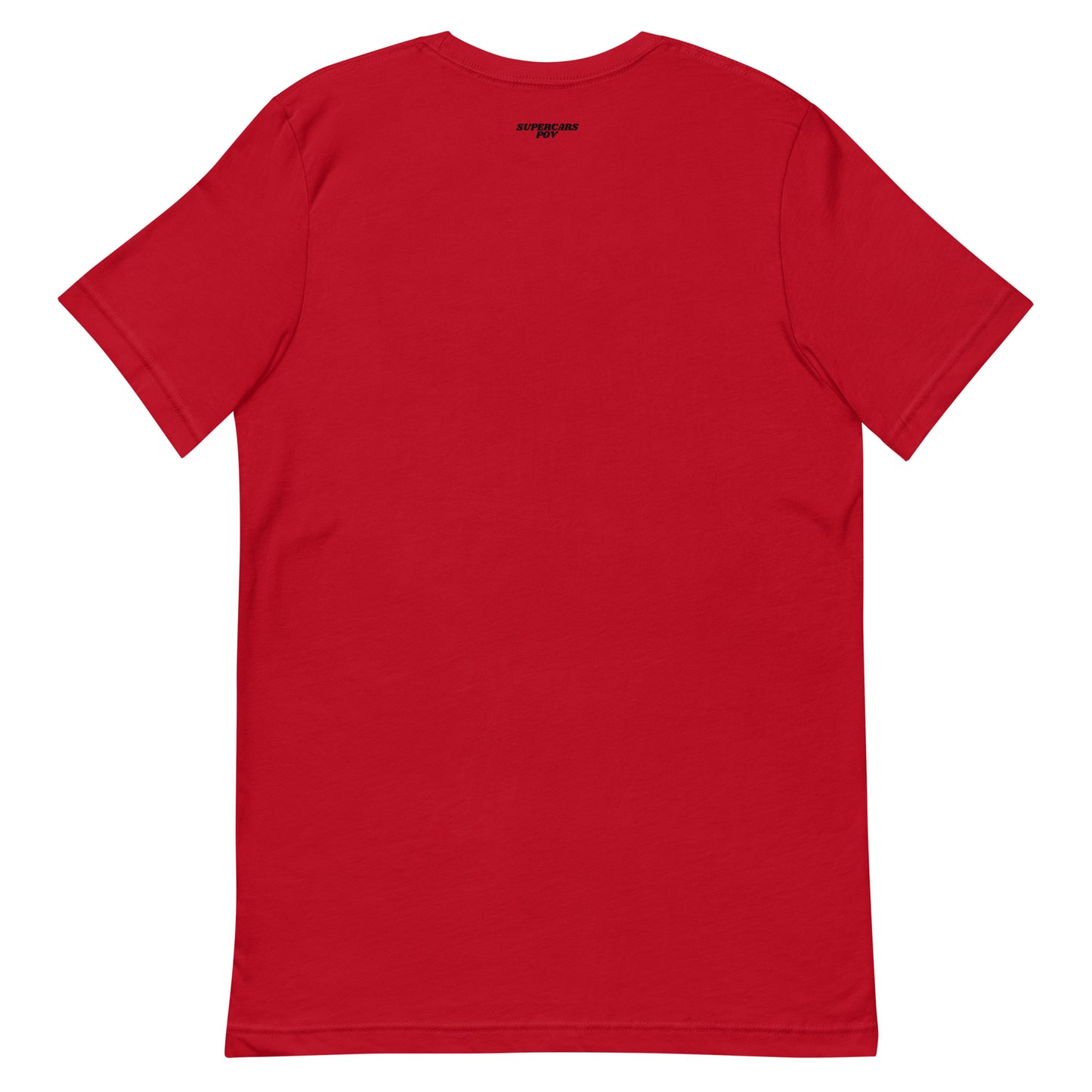HYPERCAR TEE - RED WITH YELLOW LOGO