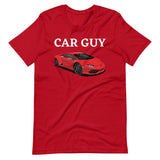 CAR GUY TEE - RED WITH RED CAR