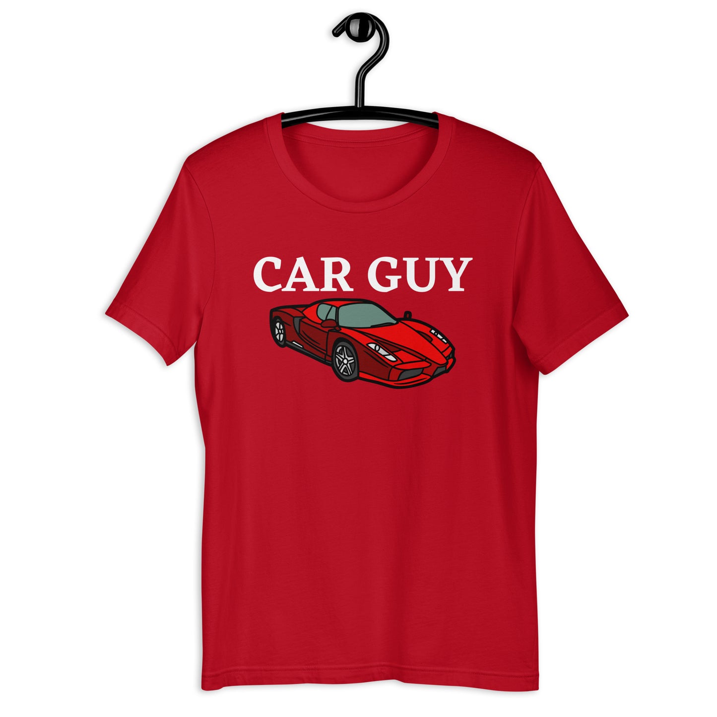 CAR GUY TEE - RED WITH RED CAR