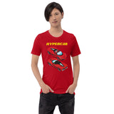 HYPERCAR TEE - RED WITH YELLOW LOGO