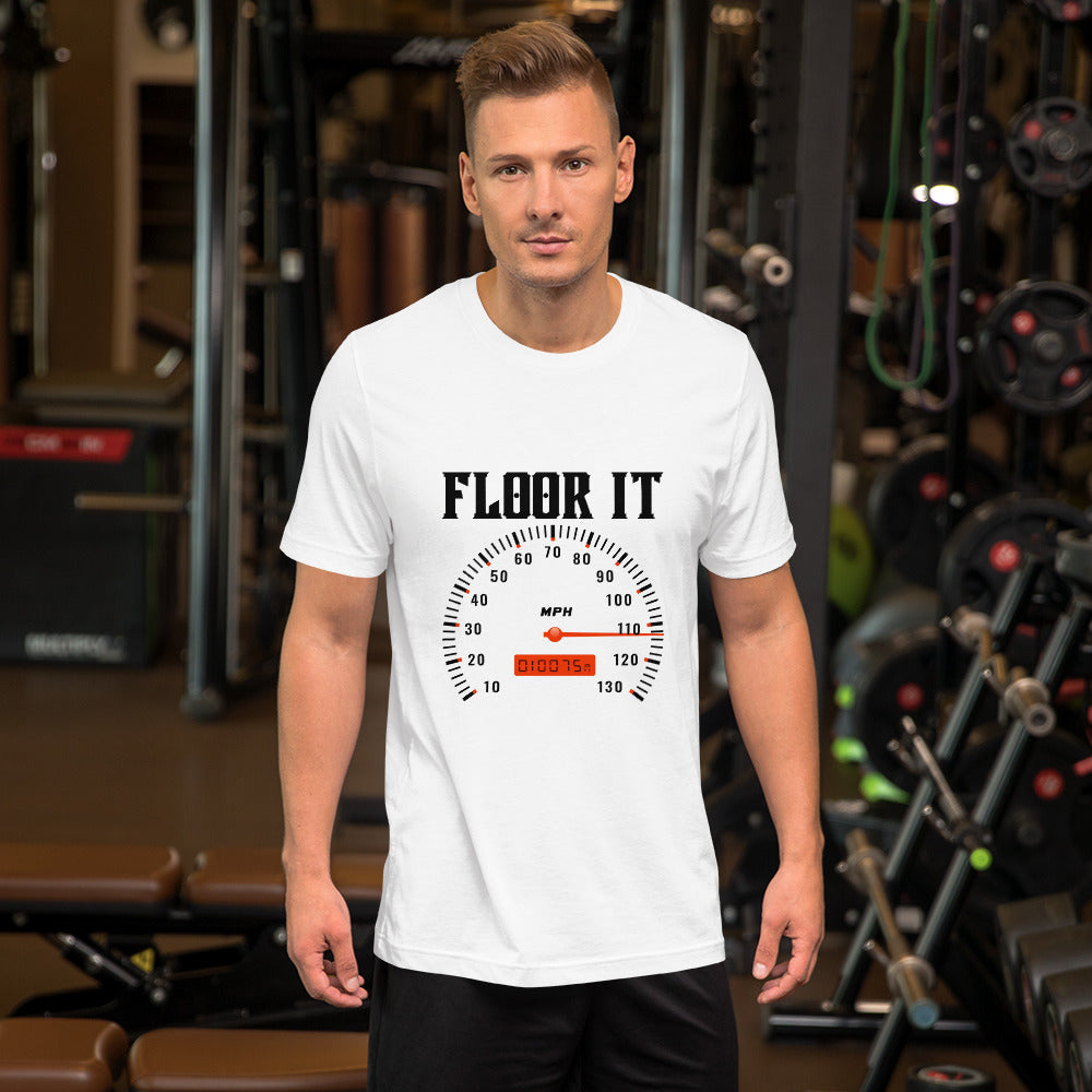 FLOOR IT TEE - WHITE