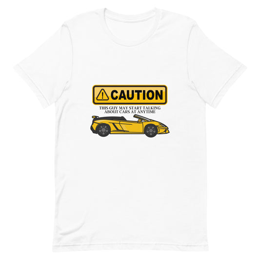 CAUTION TEE - WHITE