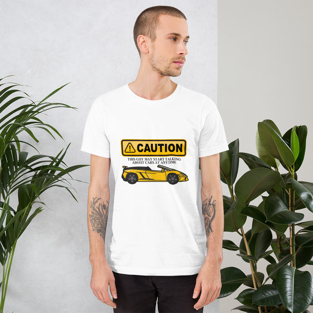 CAUTION TEE - WHITE