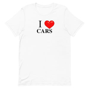 I LOVE ❤️ CARS TEE - WHITE