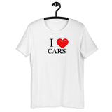 I LOVE ❤️ CARS TEE - WHITE