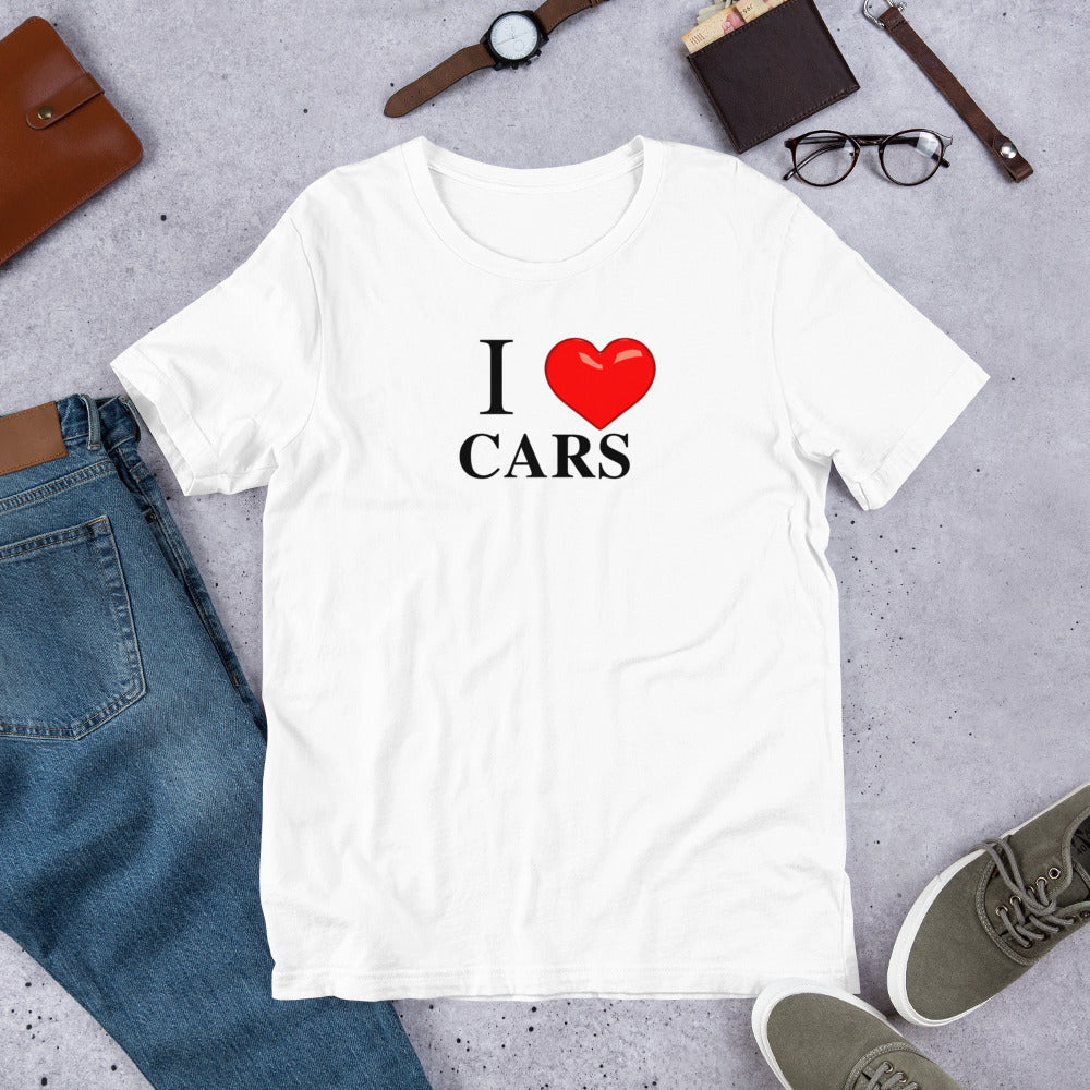 I LOVE ❤️ CARS TEE - WHITE